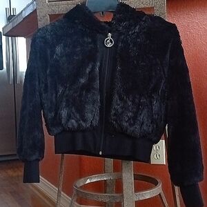 Baby Phat faux mink jacket